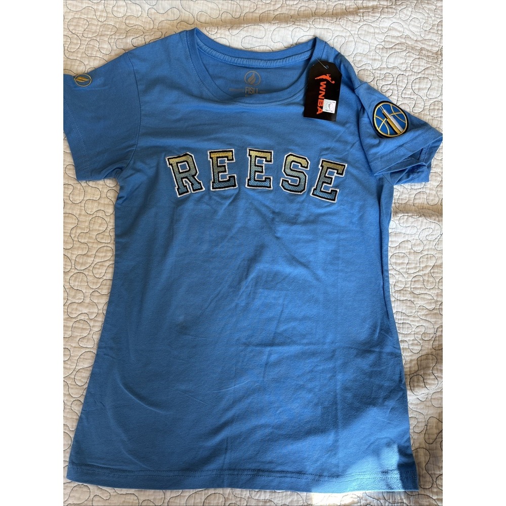WNBA  Angel Reese Chicago Sky T-shirt Size Small‎